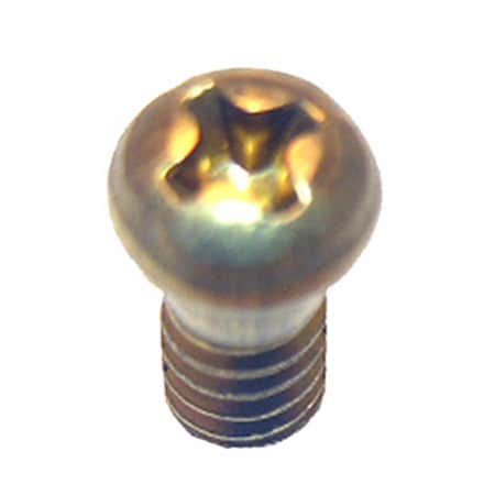 Larsen Supply Co XS-553P 0.38 in. x 10-24 S-9-Brass Faucet Bibb Screw, 10PK 139512